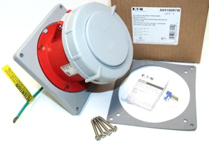 ⭐NEW IN BOX⭐ EATON AH 4100R7W 100-Amp PIN SLEEVE RECEPTACLE HBL4100R7W 480V 100A - Picture 1 of 17