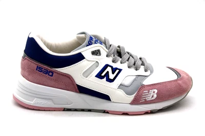 NOVO BALANCE M1530WPB - FEITO NA INGLATERRA ROSA, BRANCO E AZUL TAMANHO 8 - Imagem 1 de 4