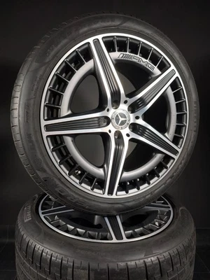 4 Sommerräder 265/40 - 295/35R20  Mercedes Benz EQE  w295 V295 20" AMG Alufelgen - Bild 1 von 4