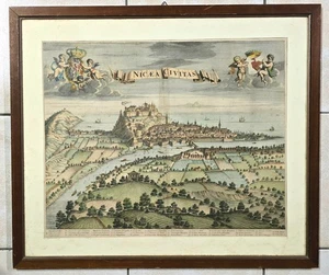 1726 Joan Blaeu Nicaea civitas NICE NIZZA FRANCIA - Foto 1 di 4