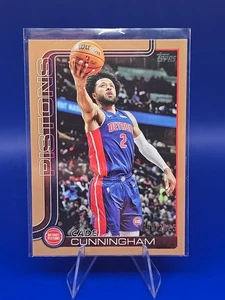 2025 Topps Basketball Flagship Gold /2025 Cade Cunningham #40 Pistons - Bild 1 von 3