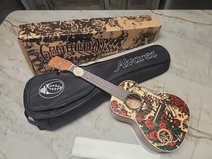 Alverez Ukulele~Good OL' Grateful Dead Limited Numbered Edition, Roses - Picture 1 of 15