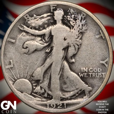1921 P Walking Liberty Half Dollar B3371 - Image 1 of 2