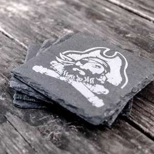 Coaster - Slate - Captain - SET OF 2 - Picture 1 of 4