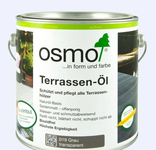 Osmo Terrassen-Öl 2,5 L grau  Holzöl - Bild 1 von 1