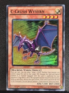 C-Crush Wyvern SDKS-EN003 Structure Deck: Seto Kaiba-1st Edition Holo (B) - Picture 1 of 6