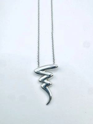 Tiffany & Co. надпись чернила ожерелье кулон серебро 925, 17-18,25» - Изображение 1 из 4