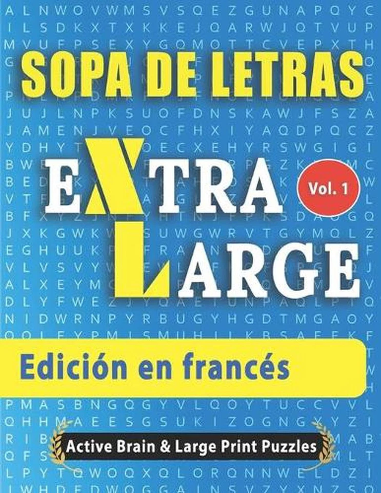 Sopa de Letras - Edicin en francs by Active Minds & Large Prints (Spanish) Paper - Image 1 of 1