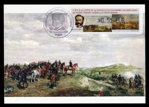 FRANCE 2009 Maximum Card ATM - 63 Salon Henry Dunant Red Cross Solferino battle - Imagen 1 de 1