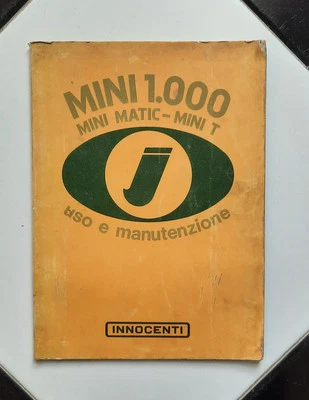 Libretto Uso E Manutenzione Innocenti Mini 1.000 - Immagine 1 di 3