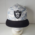 Las Vegas Raiders NFL Hat New Era 59FIFTY Size 7 1/2 Camo Black Brim Fitted Cap