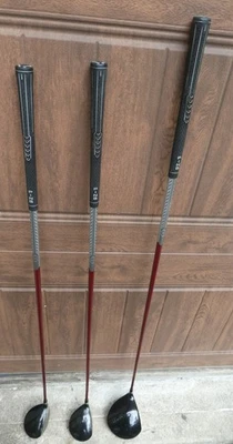 Juego 3 Ping Metal Maderas Titanio 9° Driver 15.5° 3 Madera 18.5° 5 Madera Grafito Foto 1 de 4