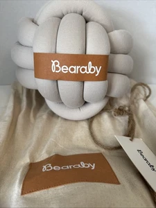 Bearaby Hugget Ball Alivio del Estrés Orgánico Nudo Almohada Bola Med Piedra Lunar Gris - Imagen 1 de 6