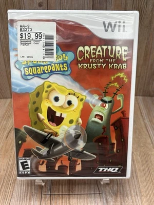 NEW - SpongeBob SquarePants: Creature from the Krusty Krab (Nintendo Wii, 2006) - Image 1 of 4