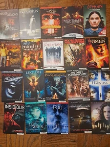 "20 tarjetas de respaldo de películas de gran éxito de terror de 5,5"" x 8"" envío gratuito" - Imagen 1 de 1