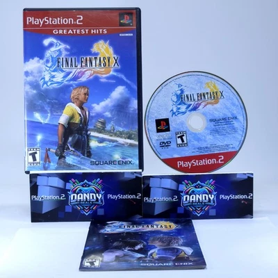 Final Fantasy X PS2 CIB W/ Manual - PlayStation 2 - Image 1 of 4