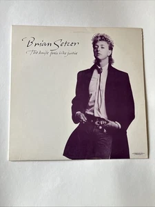 Vtg BRIAN SETZER The Knife Feels Like Justice EMI Vinyl Promo Pressing SPRO 9576 - Picture 1 of 8