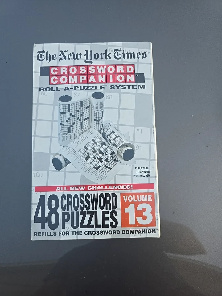 The New York Times Crossword Companion Roll-A-Puzzle System Recarga Vol 13 Nuevo Foto 1 de 2