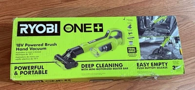 Ryobi Hand Vacuum 18V Cordless Powered Brush Powerful Tool Only Open Box - Image 1 of 4