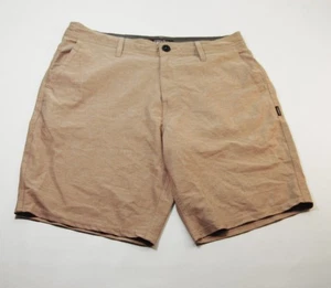 O'neil Hybrid pantaloncino uomo piatto 16'' atto 31 spandex coulisse cerniera marrone - Foto 1 di 11