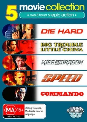 Commando / Kiss of the Dragon / Speed / Big Trouble in Little China / Die Hard - Image 1 of 1