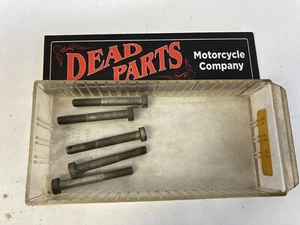 Harley NOS Aermacchi 1384P slot head bolts Quantity 5 - Picture 1 of 1