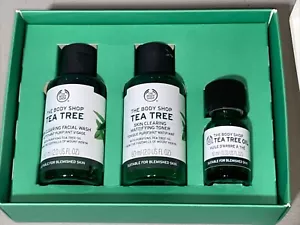 The Body Shop Tea Tree Oil Skincare Kit: Face, Wash, Toner for Oily Blemished - Picture 1 of 6