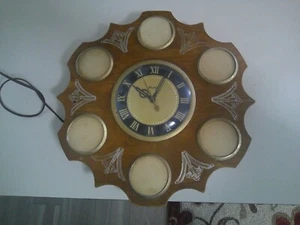 "Reloj de pared eléctrico vintage Mid Century United Clock Corp 12"" FUNCIONA modelo #80" - Imagen 1 de 7