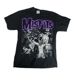 VTG MISFITS 2001 t shirt Wolf's Blood Danzig Large 2 sided rare - Picture 1 of 6