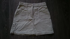 H&M L.O.G.G. - Rock- Kordrock Minirock 100% Baumwolle - Beige - Gr. 110 - Bild 1 von 4