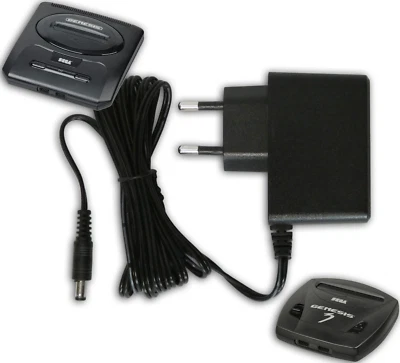 MARKENLOS Mega Drive 2 Genesis 2 Genesis 3 Netzteil Ersatz SEGA Adapter Kabel High Quality