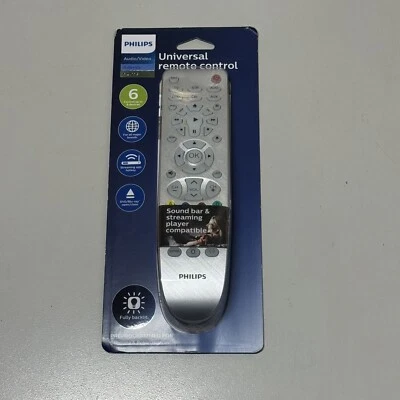 Philips 6 Device Universal Remote Control Elite Fully Backlit, All Brands NEW - Image 1 of 2