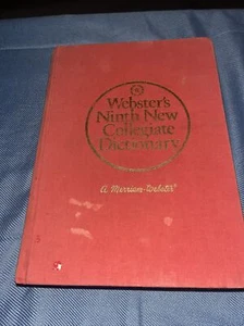 Webster's Ninth New Collegiate Dictionary 1984 by Merriam-Webster Hardcover - Picture 1 of 3