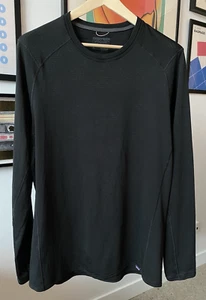 Patagonia Capilene Midweight Long Sleeve Crew Base Layer T-Shirt Black XL - Picture 1 of 8