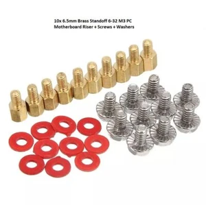 COMPUTER PC LAPTOP CASE / MOTHERBOARD RISERS SCREWS WASHERS SET UK SELLER - Picture 1 of 18