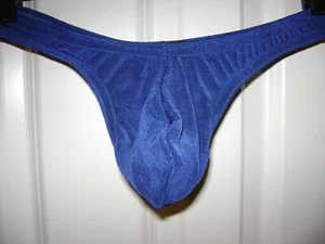 A NEW VINTAGE, N2N E4 SLINGSHOT, IN NAVY, FITS 24-32" WAISTS ACETATE / SPANDEX - Foto 1 di 3