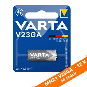 50 x Varta V23GA 12V Batterie Knopfzelle MN21 P23GA A23 23A LR23 LRV08 4223 - Bild 1 von 3