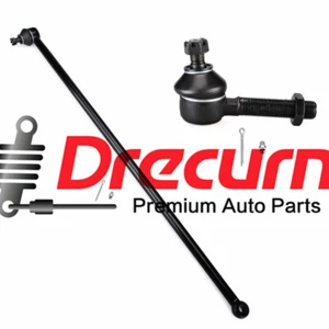 2PC Drag Link Tie Rod Steering Arm SET to Steering Arm For 88-95 Suzuki Samurai - Picture 1 of 2