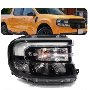 Para 2022 2023 2024 Ford Maverick Negro con Faro LED DRL Faro Pasajero - Imagen 1 de 12