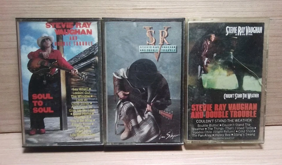 Stevie Ray Vaughan ~"Couldn't Stand The Weather" ,"In Step" ,"Soul To Soul"  - Image 1 of 1