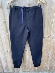 Paul Smith PS Casual Trousers Track Pants Cuffed Brand New With Tags Navy 28W - Picture 1 of 4