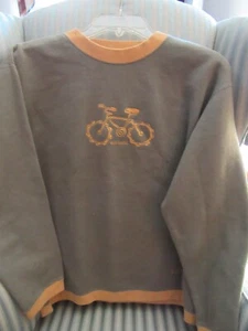 Neu mit Etikett! CLASSIC LIFE IS GOOD YOUTH BESTICKTES "FAHRRAD-IKONE" CREW-FLEECE..(M) - Bild 1 von 3