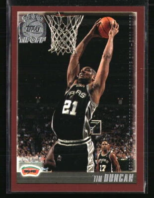 Tim Duncan 2000-01 Topps Tipoff #60  Basketball Card - Image 1 of 2