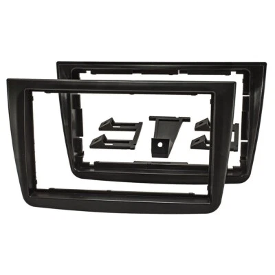 Mascherina Doppio 2 DIN Alfa Romeo MiTo fino 7" max 102x182mm in nero opaco - Immagine 1 di 2