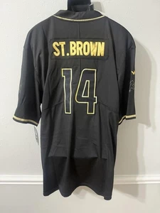 Camiseta deportiva marrón Detroit Lions Amon-Ra St. talla 3XL para hombre - Imagen 1 de 3