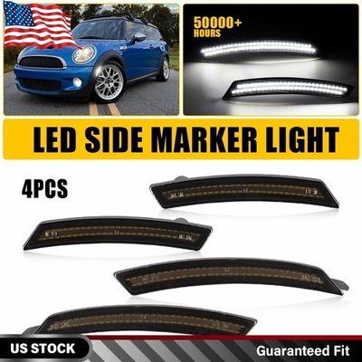 1/2SET Front Rear LED Side Marker Light For Mini Cooper R55 R56 R57 R58 R60 R61 - Image 1 of 4