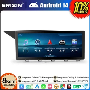10.25" 64GB Android 14 CarPlay Autoradio GPS Navi Mercedes-Benz GLK Klasse X204 - Bild 1 von 22