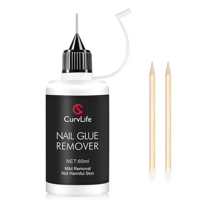 Curvlife Pinpoint Nail Glue Remover for Press on, 60ml 2 Fl Oz (Pack of 1)  - Image 1 of 4