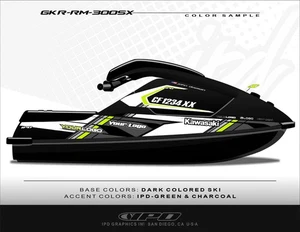 Kit gráfico IPD Jet Ski para Kawasaki 300sx (diseño RM-R) - Imagen 1 de 17