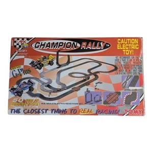 AFX TOMY Champion Rally 9941 Track Set Super G Plus W/2 Cars 50 Ft Track Tested - Picture 1 of 24